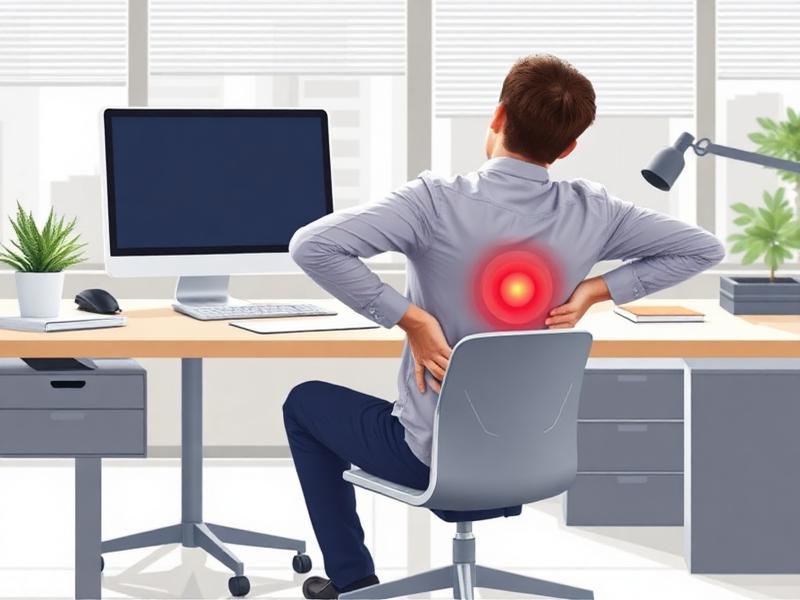 Біль у спині від офісної роботи